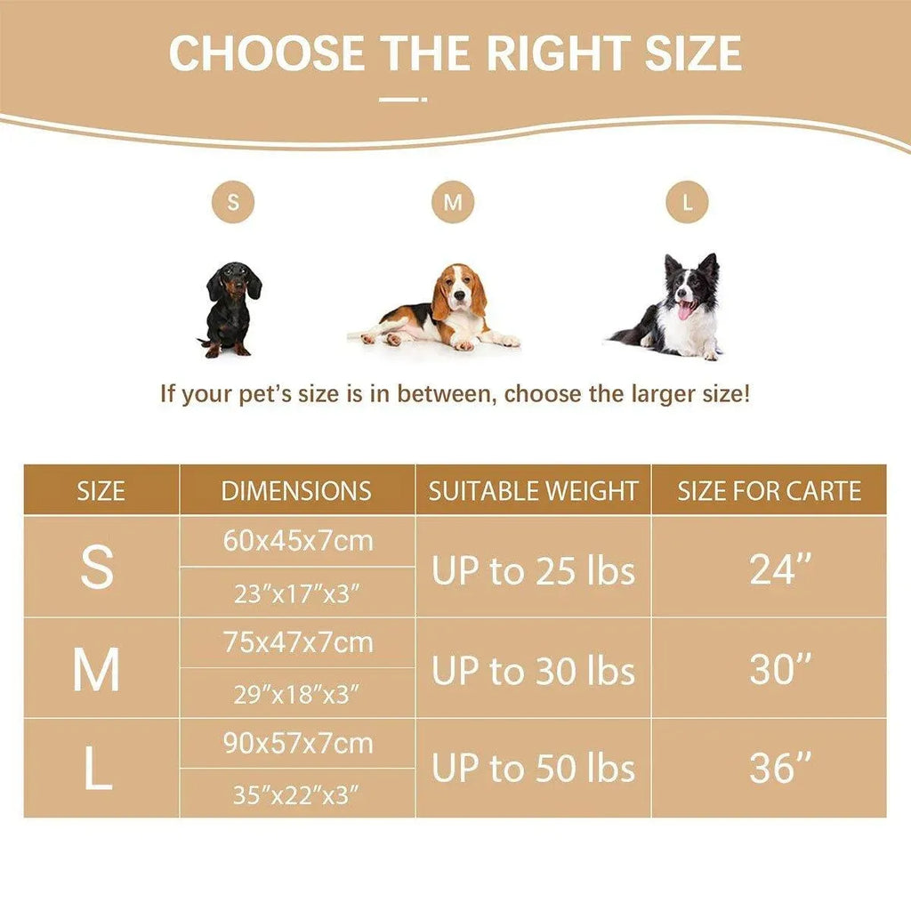 Removable Washable Waterproof Pet Mattress Anti-Bite Cushion Sleeping