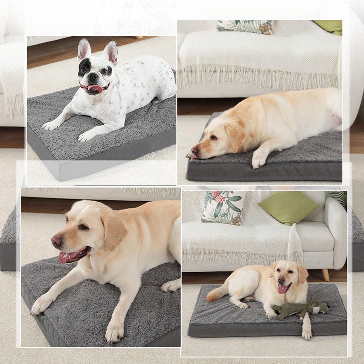 Removable Washable Waterproof Pet Mattress Anti-Bite Cushion Sleeping