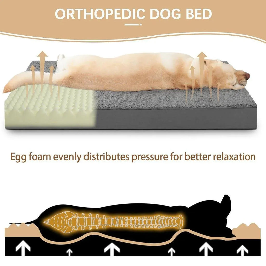 Removable Washable Waterproof Pet Mattress Anti-Bite Cushion Sleeping