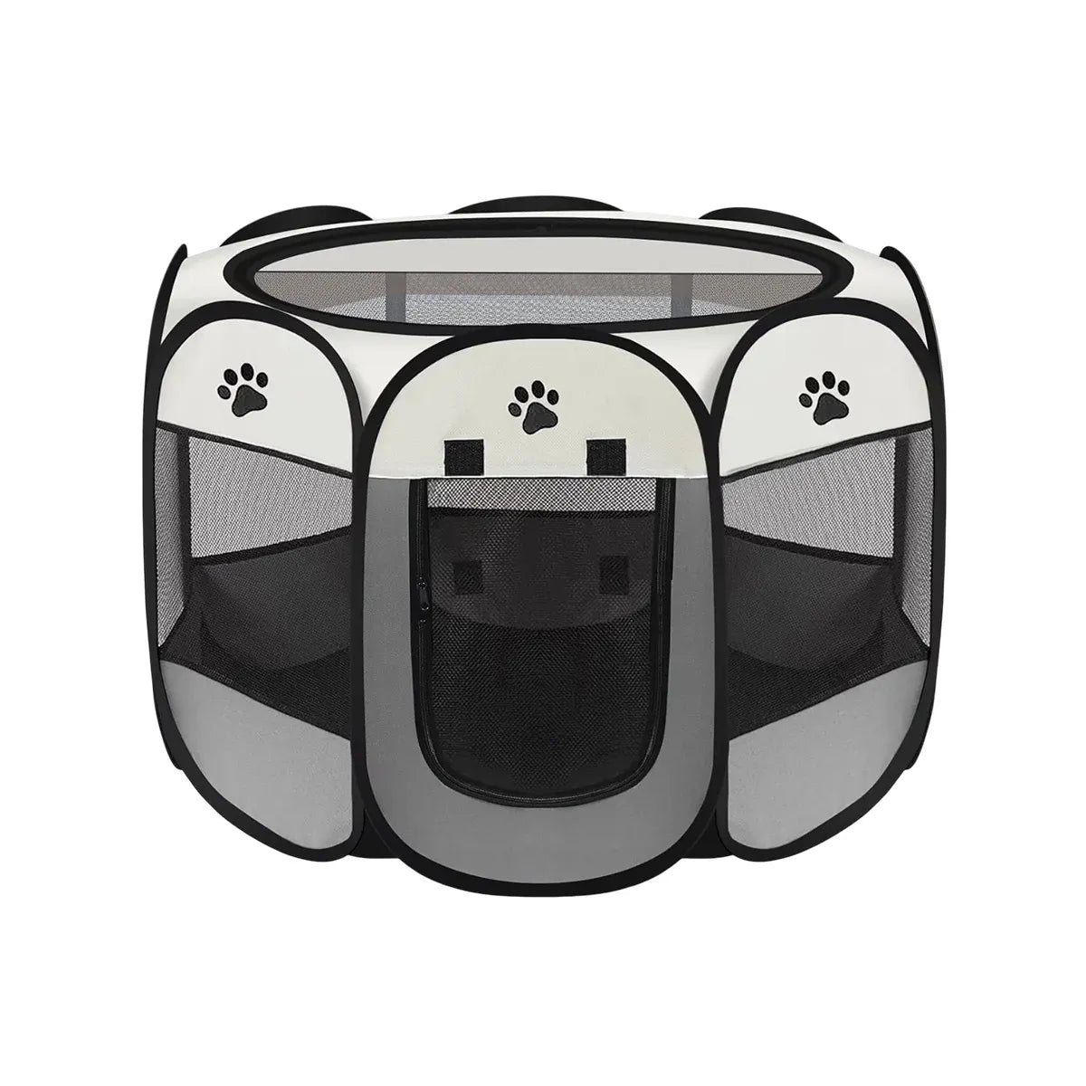 Pet Fence Indoor Cat Dog Tent Octagonal Fence Portable Foldable Cage