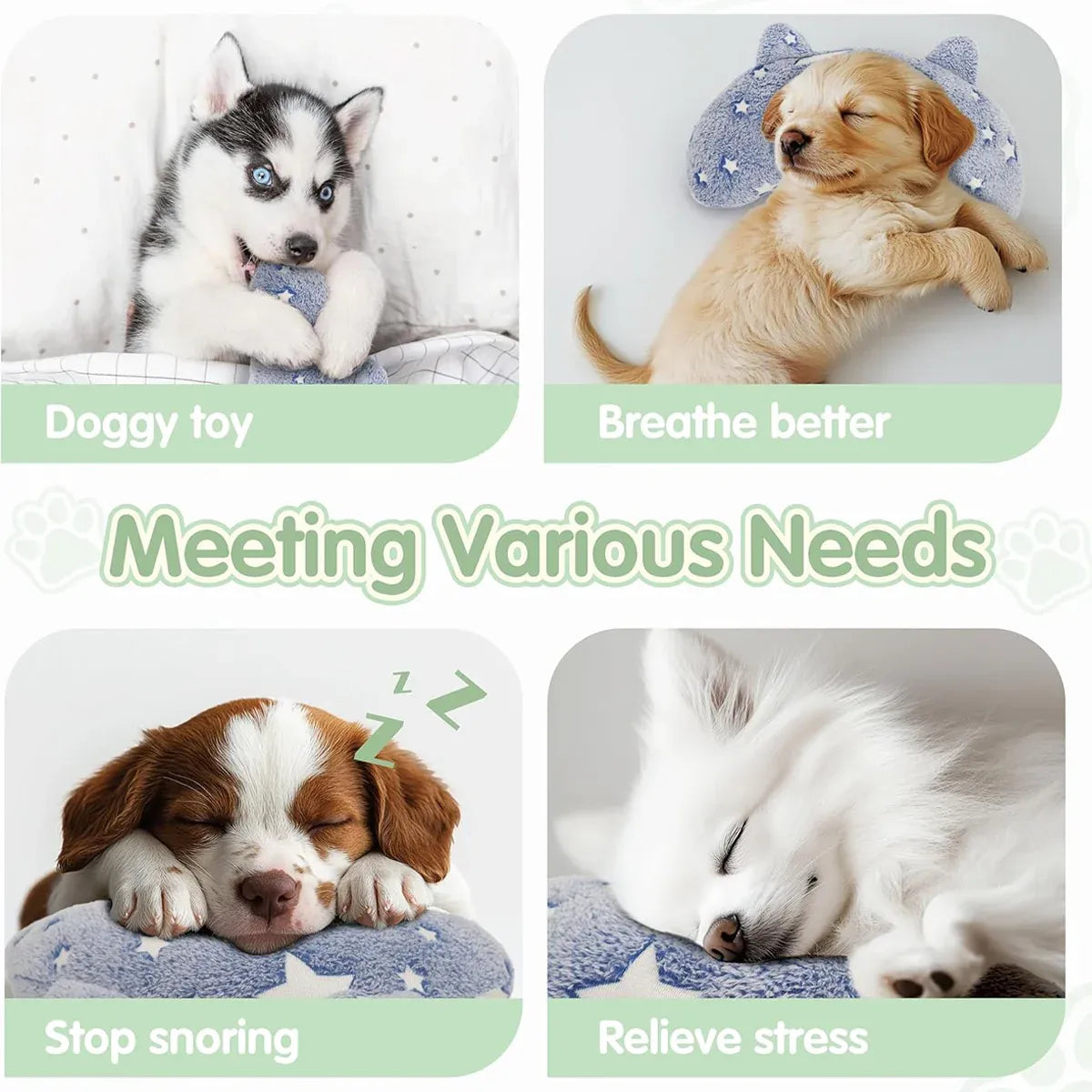 Cervical Vertebrae Protection Pet Pillow U-shaped Dog Backrest