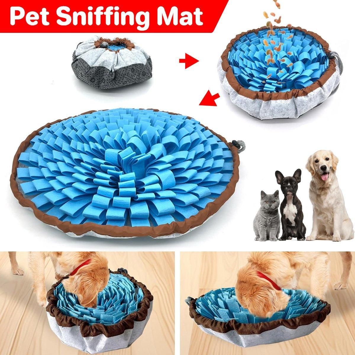 Pet Sniffing Mat Dog Training Slow Feeder Puzzle Toys Interactive