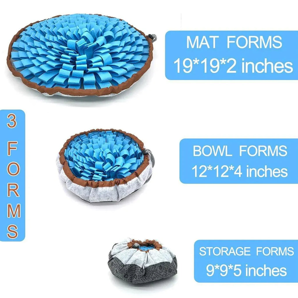 Pet Sniffing Mat Dog Training Slow Feeder Puzzle Toys Interactive