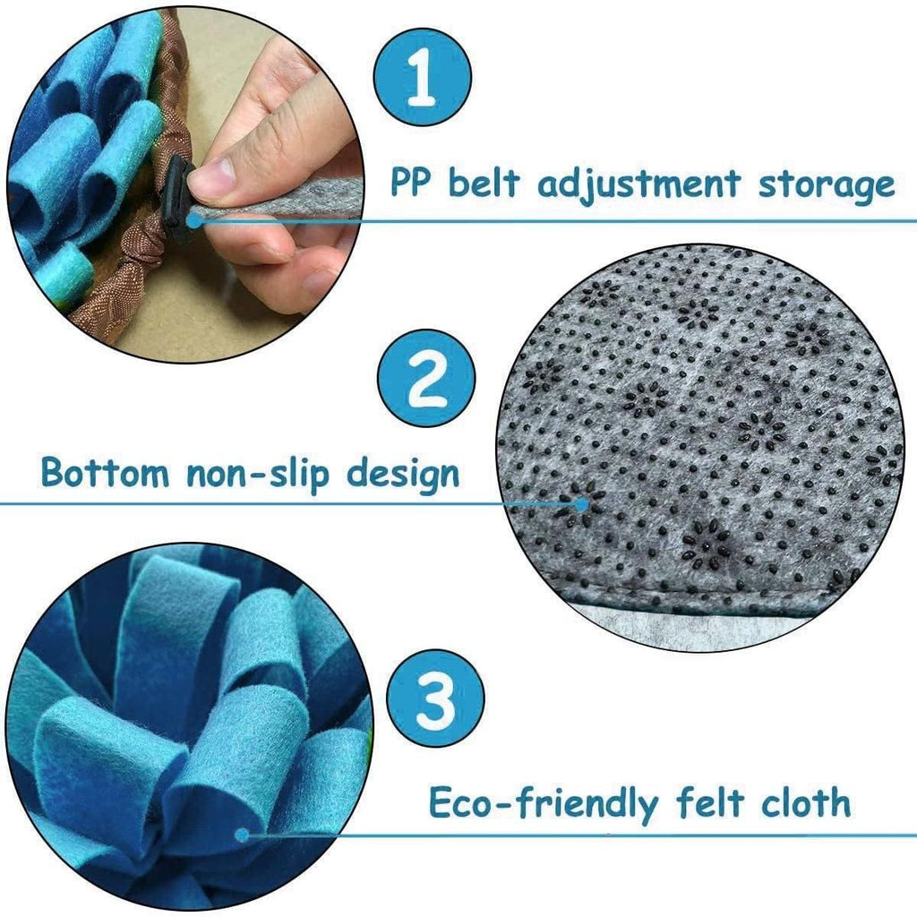 Pet Sniffing Mat Dog Training Slow Feeder Puzzle Toys Interactive