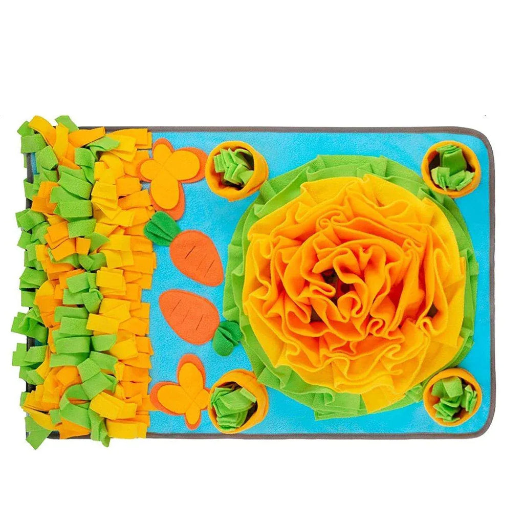Aimall Interactive Pet Sniff Mat, Slow Feeder, Multicoloured, on a white background