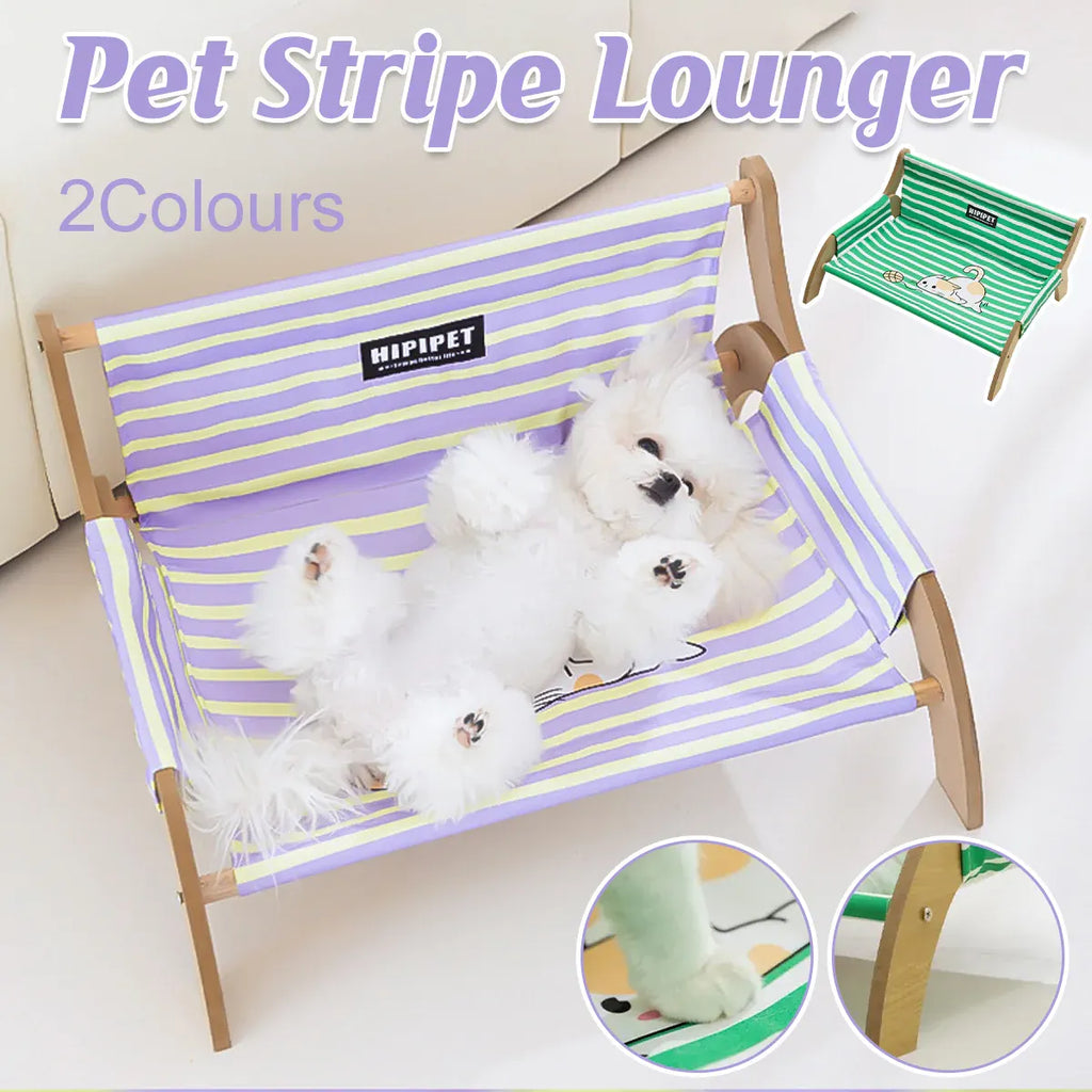 Solid Wood Frame Pet Recliner Bed, Purple or Green, photo 2 of 7