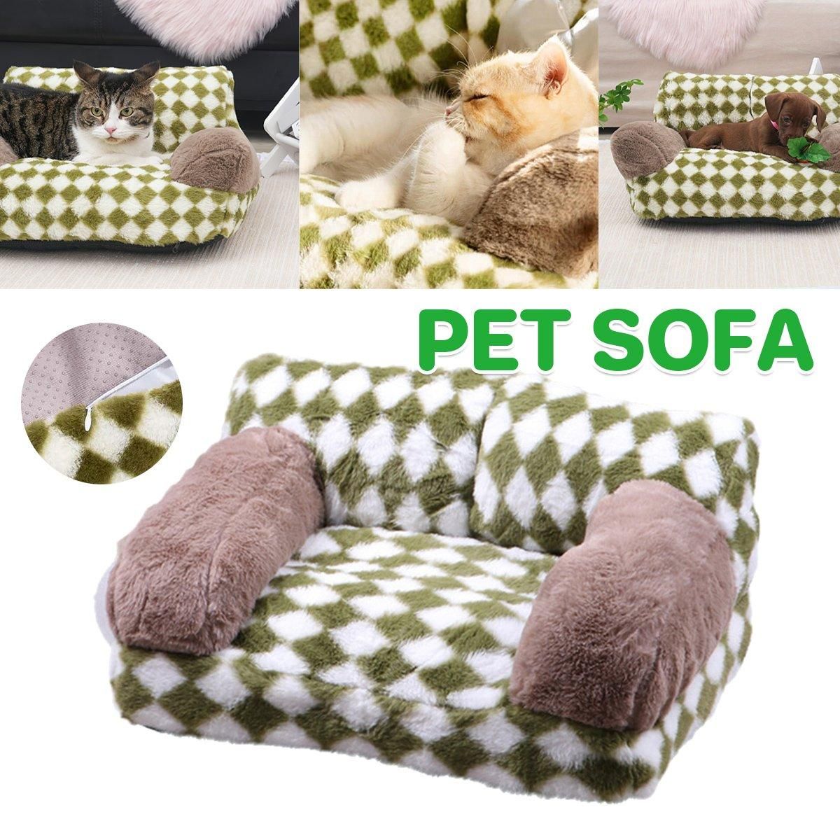 Dog Cat Sofa Warm Pet Sofa for Cats and Small Dogs Comfortable