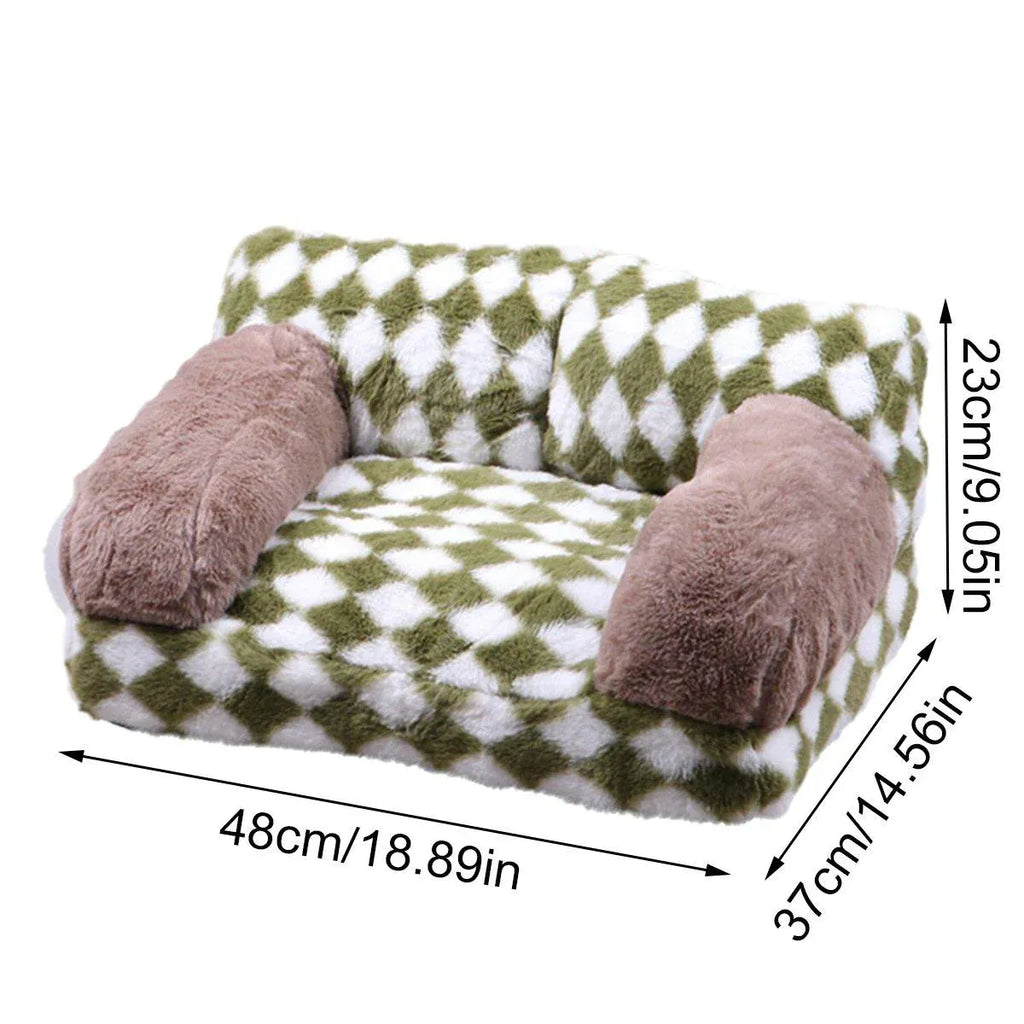 Dog Cat Sofa Warm Pet Sofa for Cats and Small Dogs Comfortable