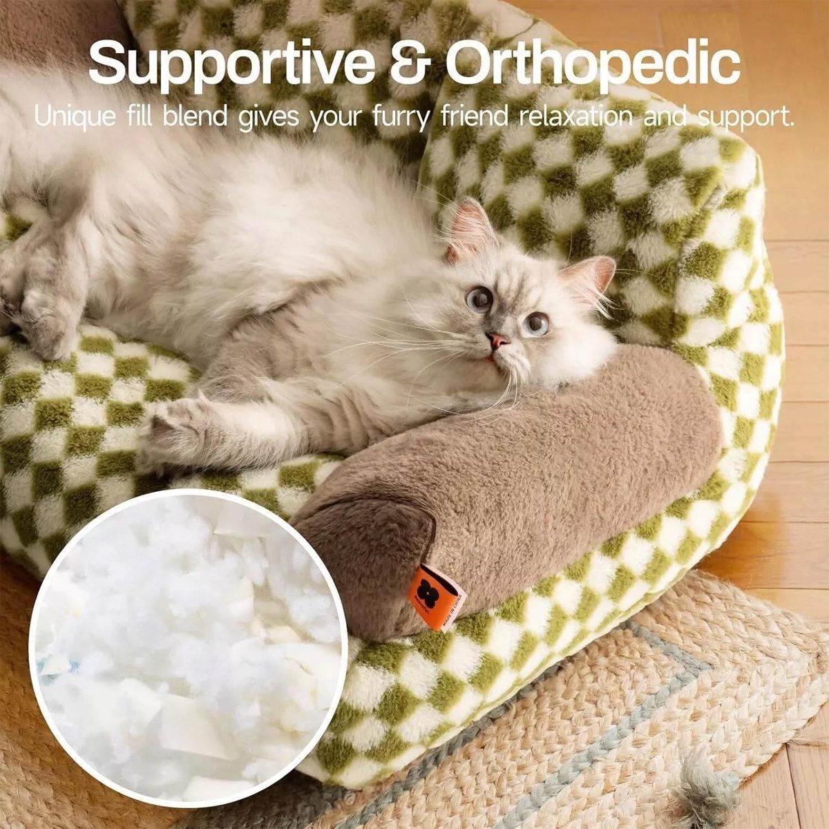 Dog Cat Sofa Warm Pet Sofa for Cats and Small Dogs Comfortable