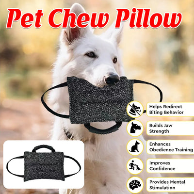 Pet Chew Pillow Tug Toy Durable Material Interactive Training Toy