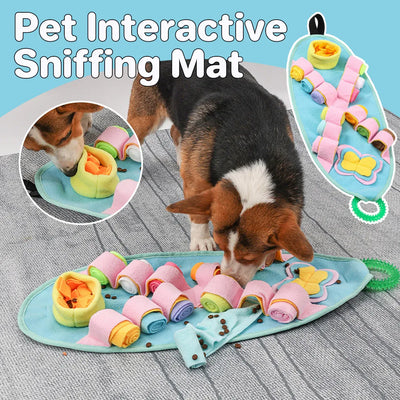 Interactive Dog Snuffle Mat Puzzle Toy Training Pad