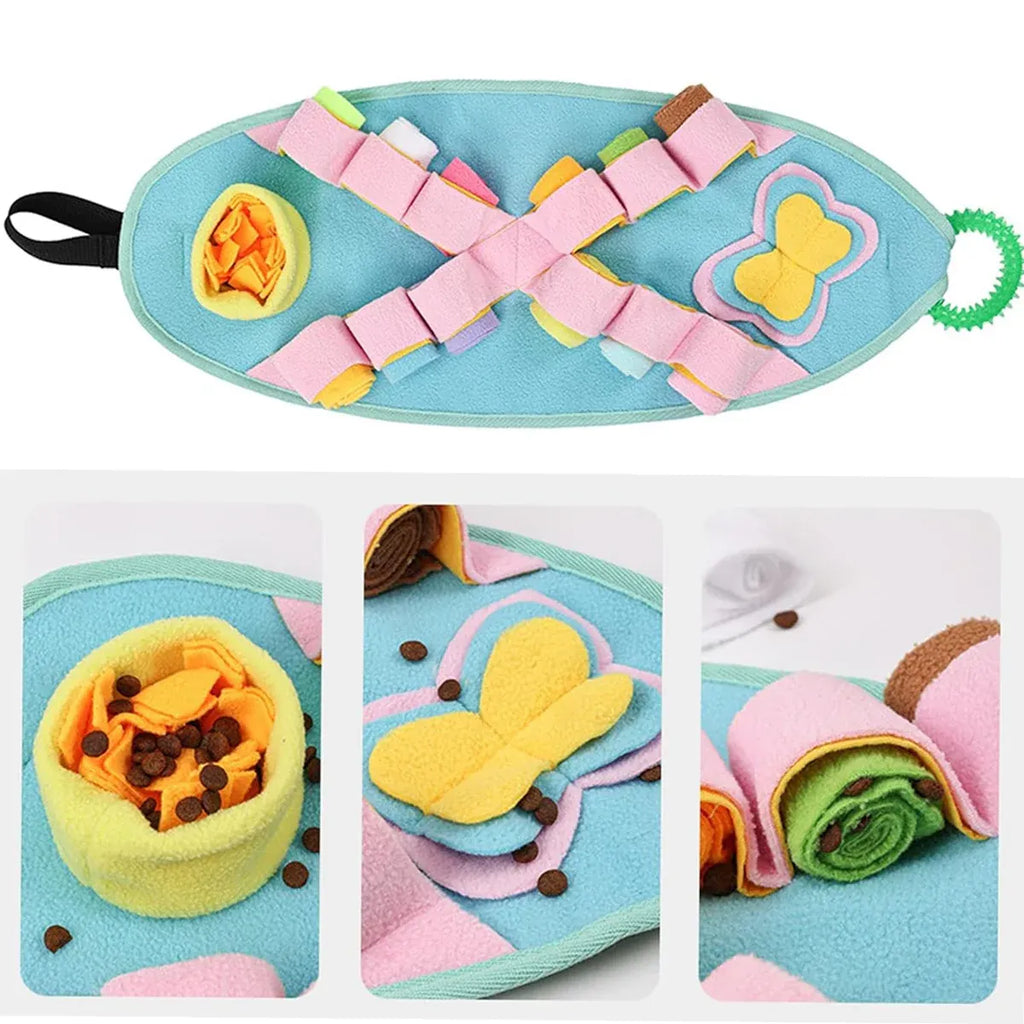 Interactive Dog Snuffle Mat Puzzle Toy Training Pad