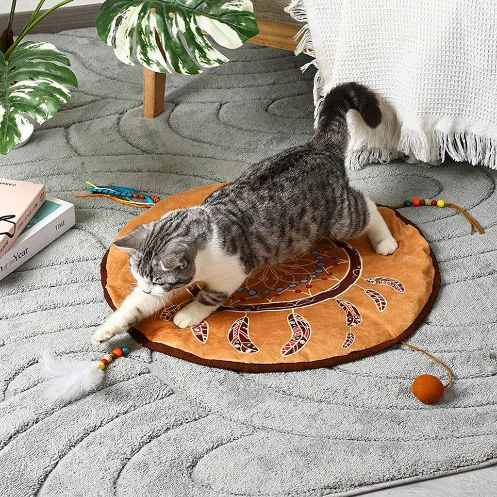 Bohemian Style Pet Bed Mat Washable Non Slip