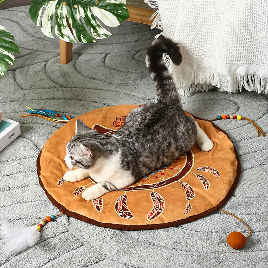 Bohemian Style Pet Bed Mat Washable Non Slip