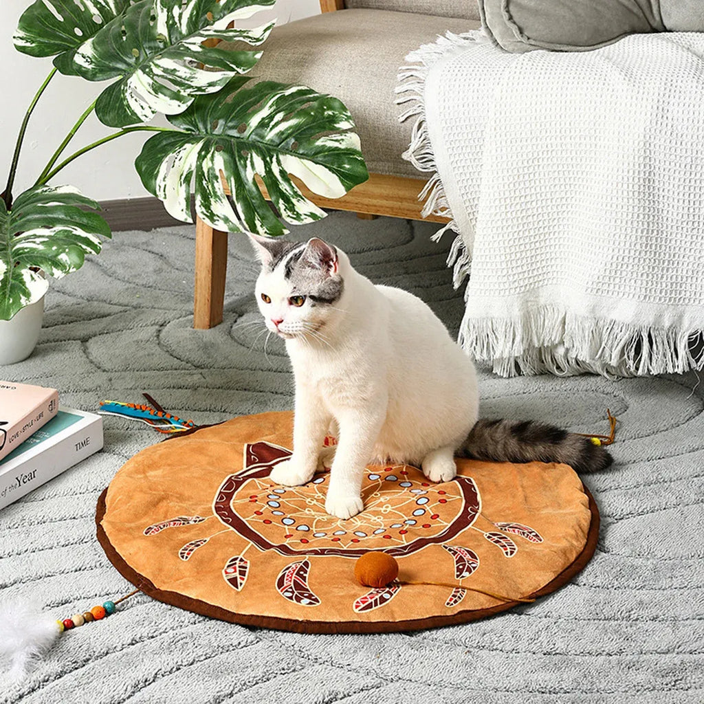 Bohemian Style Pet Bed Mat Washable Non Slip