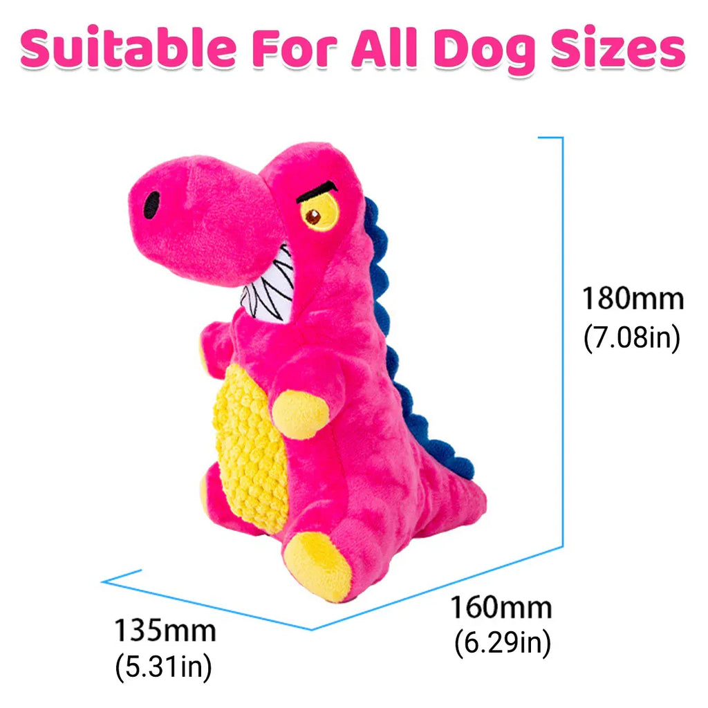 Dog Plush Squeaky Toy Interactive Boredom Relief Chew Resistant Pet