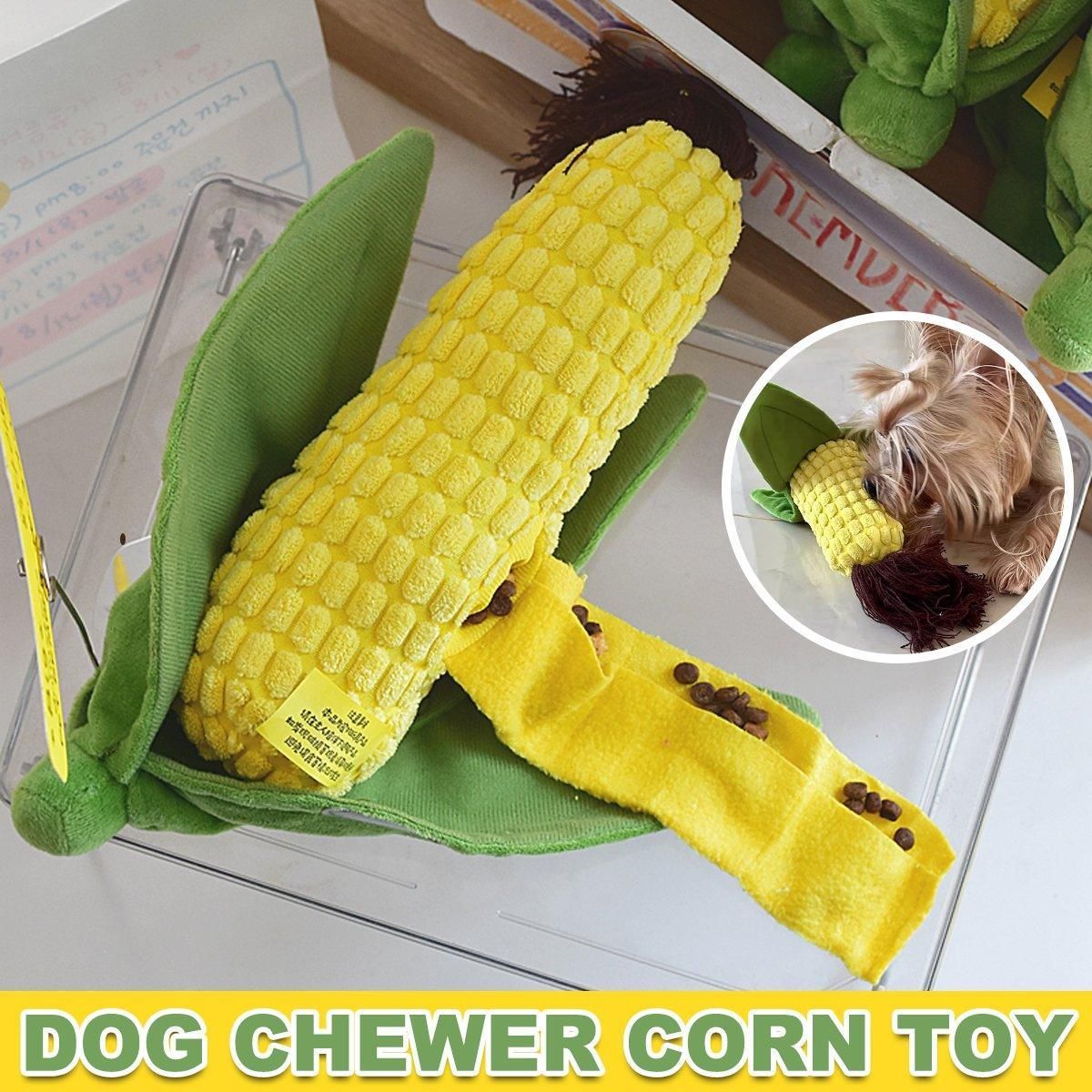 Simulation Corn Dog Chew Toy