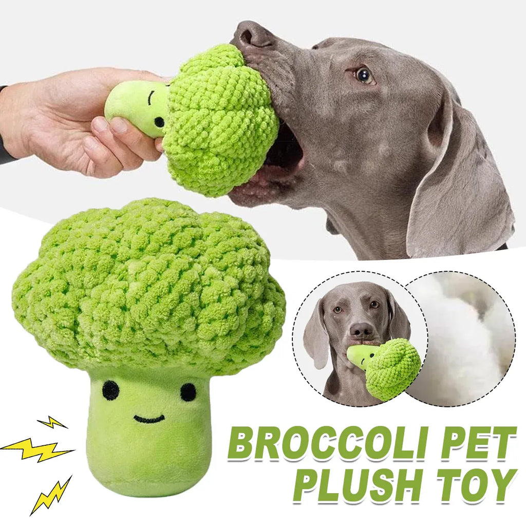 Pet Plush Squeaky Chew Toy For Dogs Cats Chew Resistant Boredom