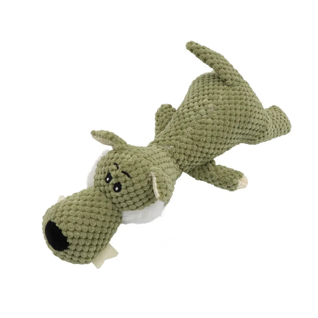 Pet Plush Corn Fleece Squeaky Toy Chew Teeth Cleaning For Dogs