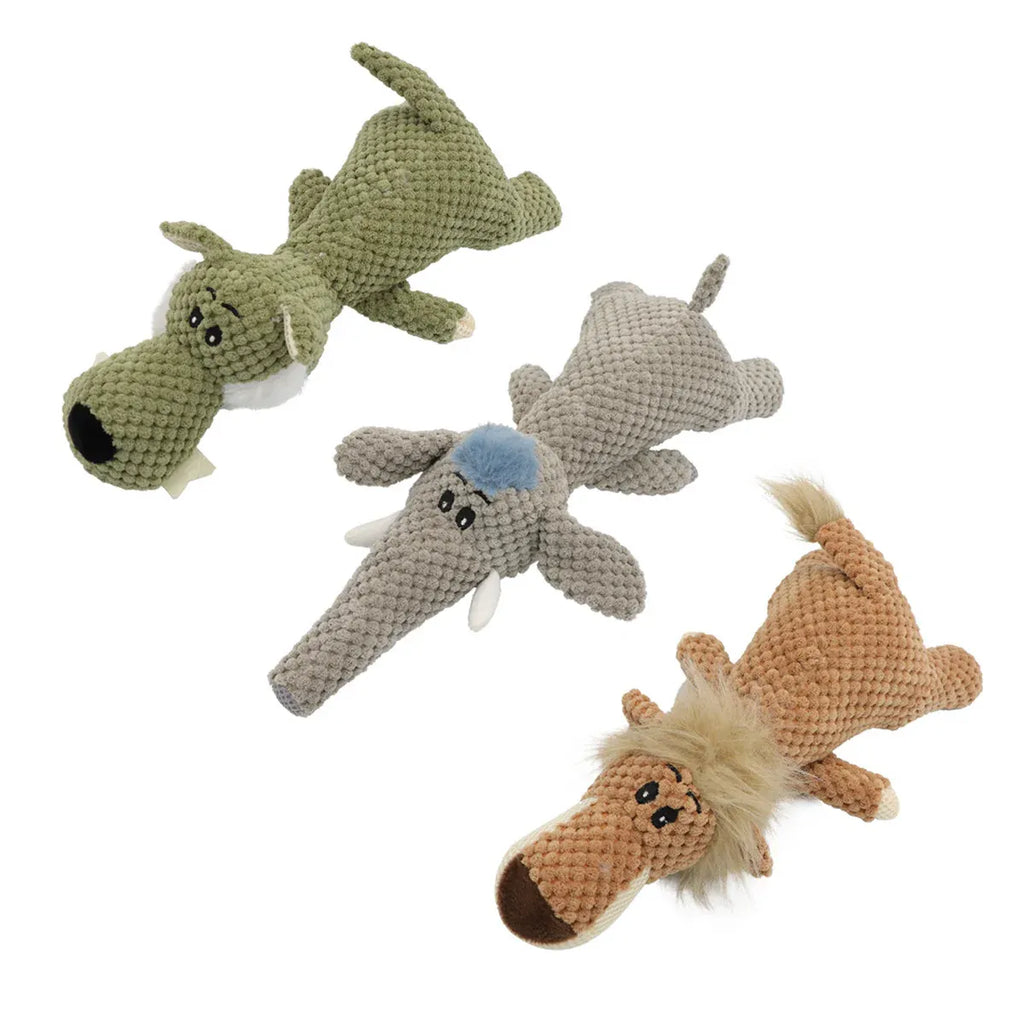 Pet Plush Corn Fleece Squeaky Toy Chew Teeth Cleaning For Dogs