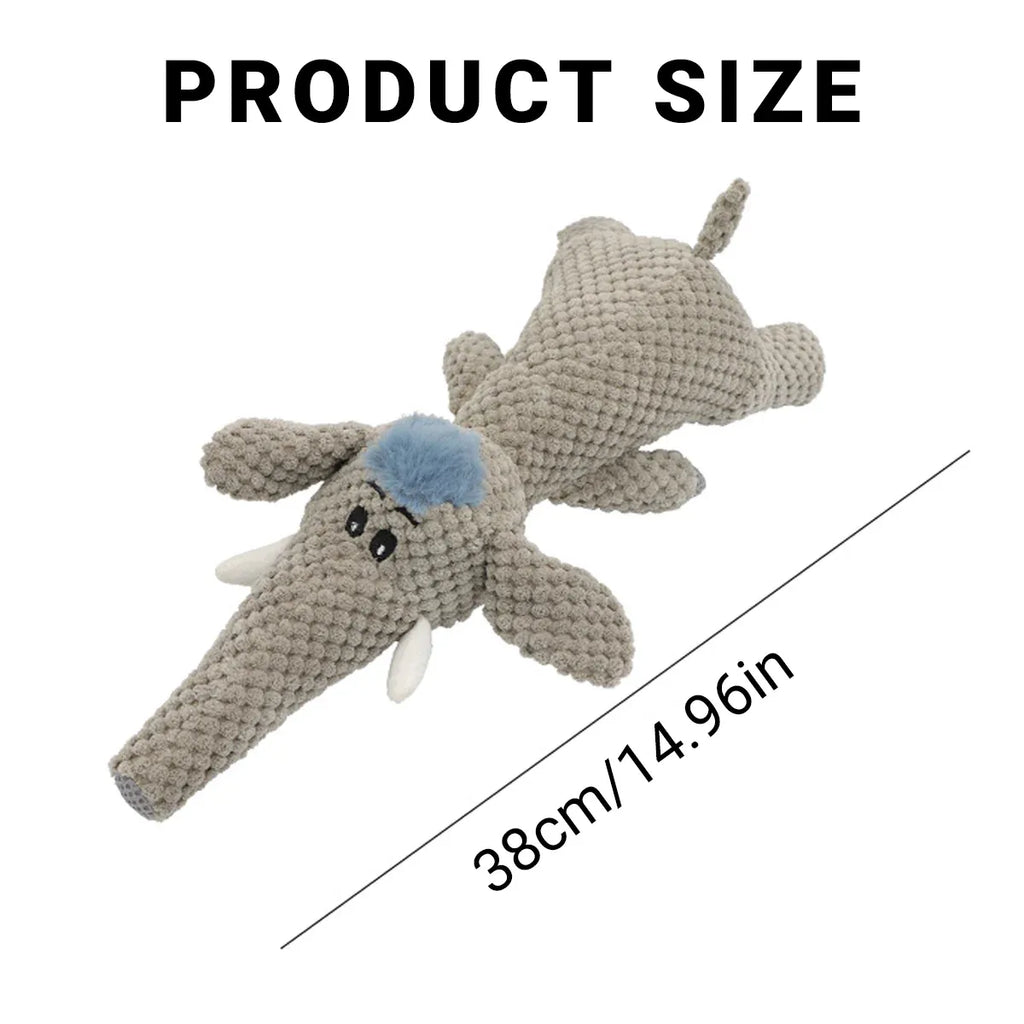 Pet Plush Corn Fleece Squeaky Toy Chew Teeth Cleaning For Dogs
