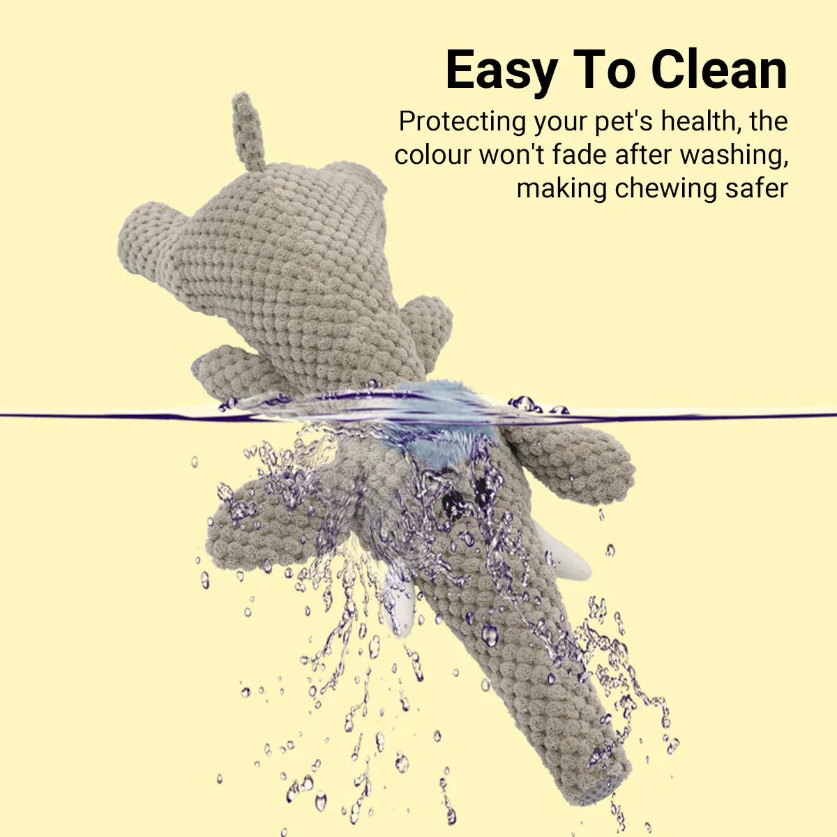 Pet Plush Corn Fleece Squeaky Toy Chew Teeth Cleaning For Dogs