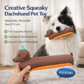 Indoor Pet Latex Squeaky Dachshund Dog Toy Interactive Boredom Relief