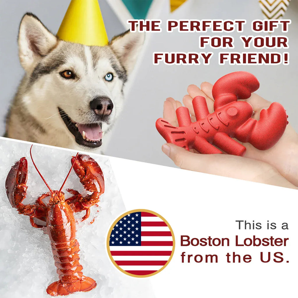 Dog Chew Toy Lobster Shape Teething Stick Durable Bite Toy