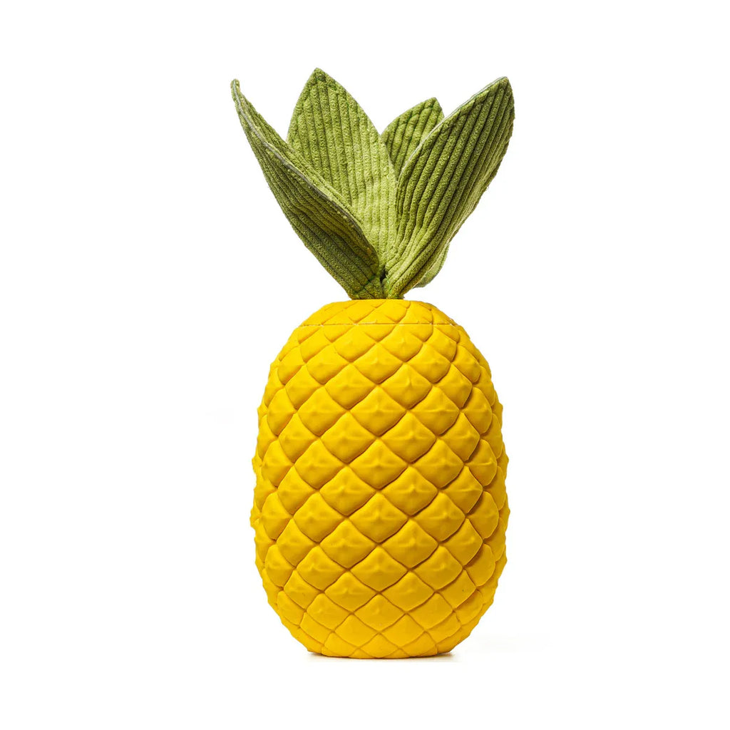 Dog Rubber Pineapple Toy Bite Molar Tooth Interactive Sound Resistant