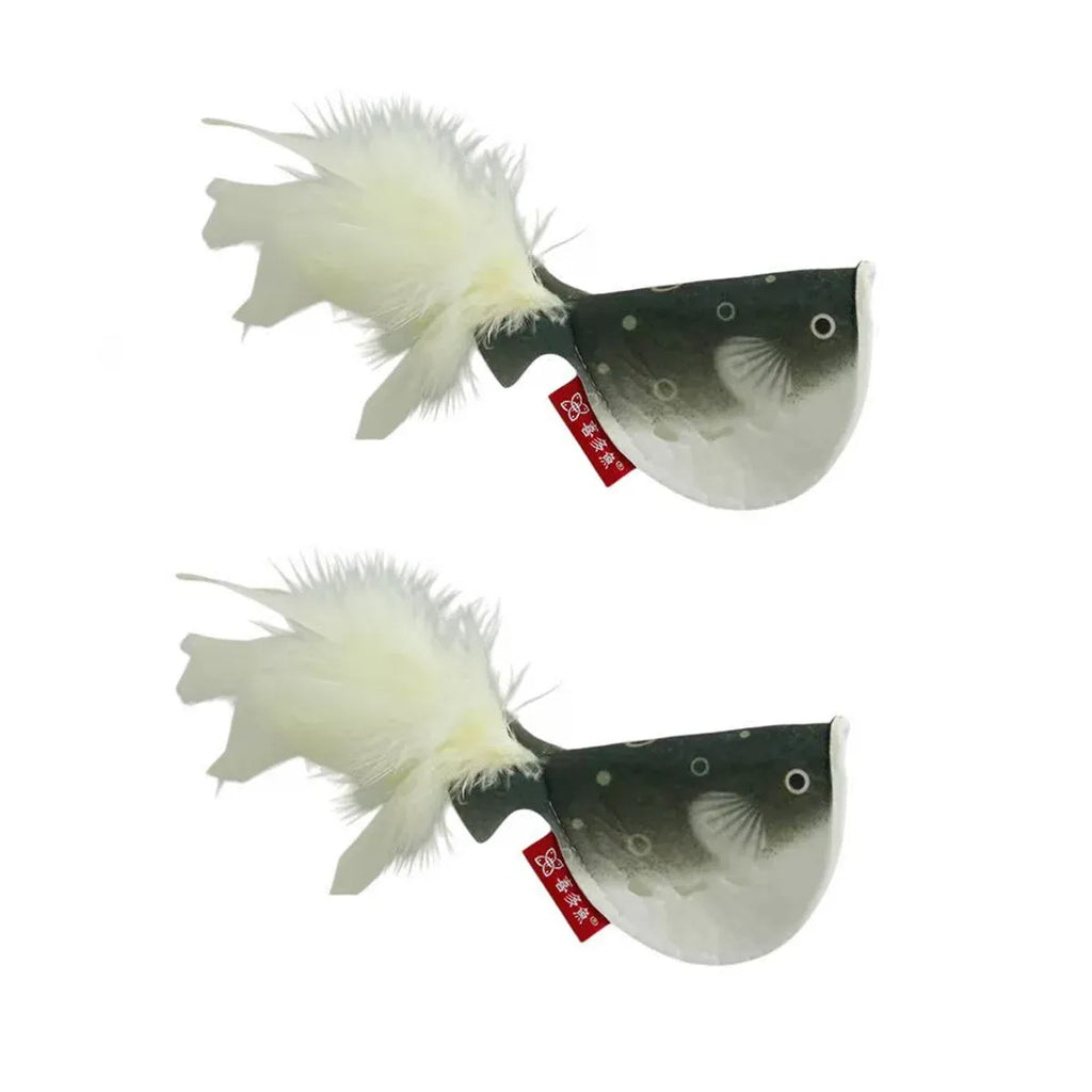 2pcs Catnip Pufferfish Cat Toy