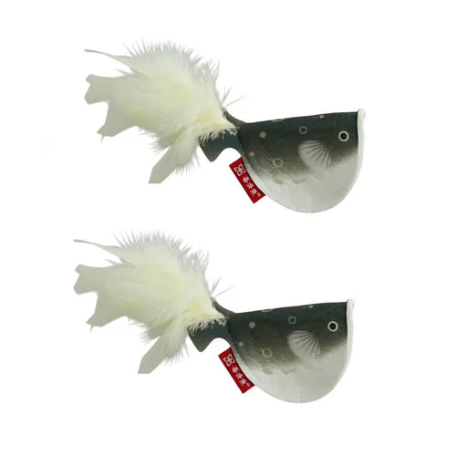 2pcs Catnip Pufferfish Cat Toy