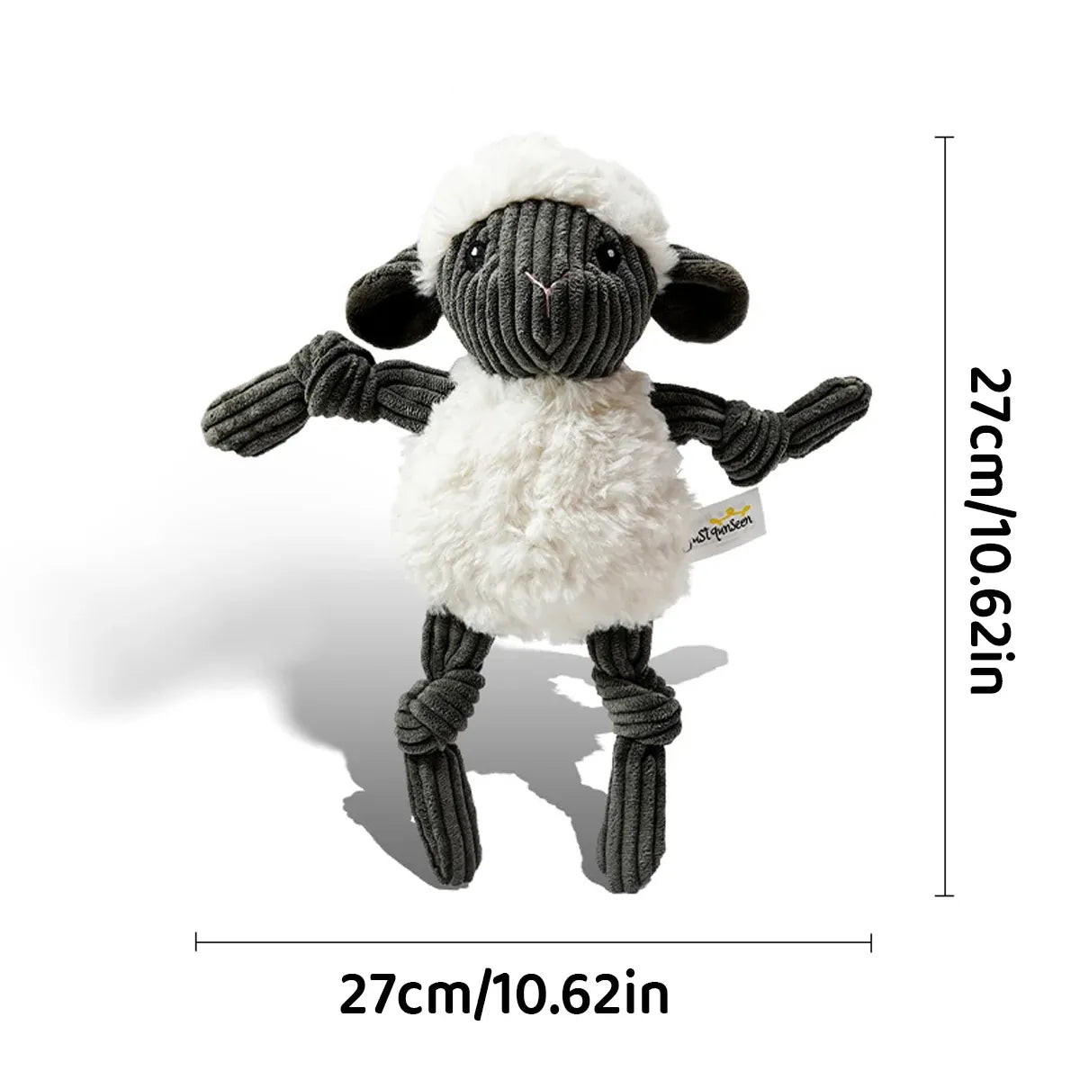 Lamb Shape Pet Chew Toy with Squeaker Soft