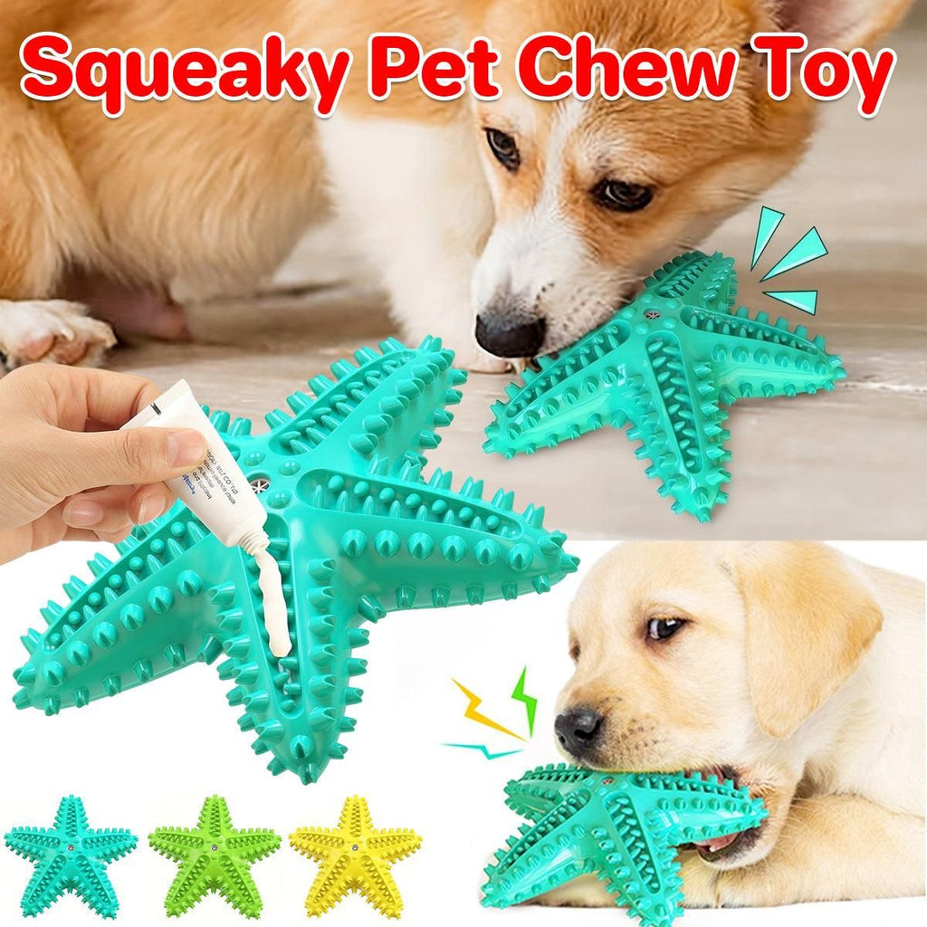 Pet Starfish Floating Dog Toy Audible Water Toy