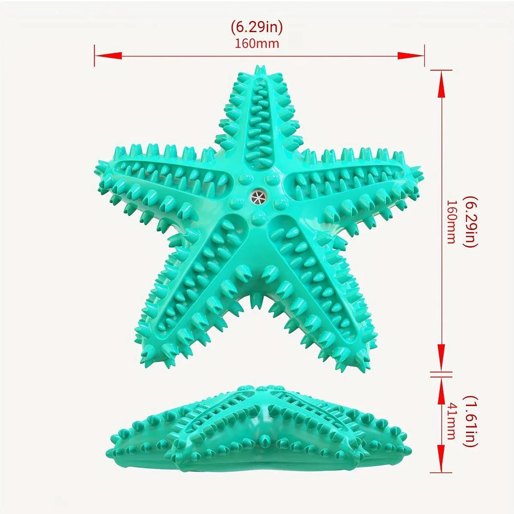 Pet Starfish Floating Dog Toy Audible Water Toy
