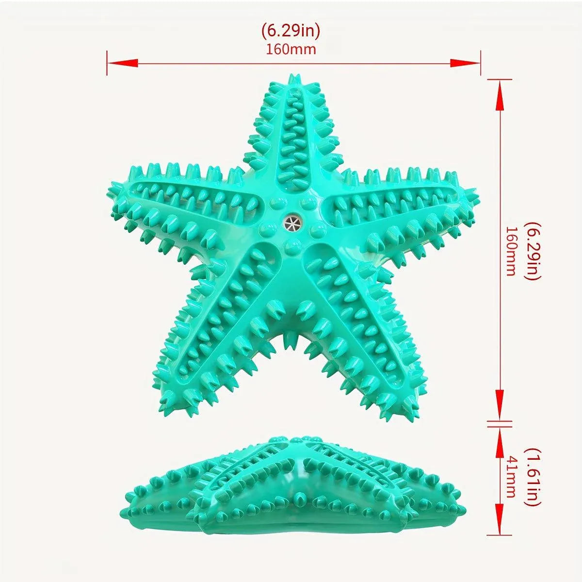 Pet Starfish Floating Dog Toy Audible Water Toy