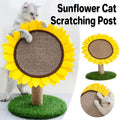 Sunflower Shaped Cat Scratcher Cat Tree Non-Shedding Durable