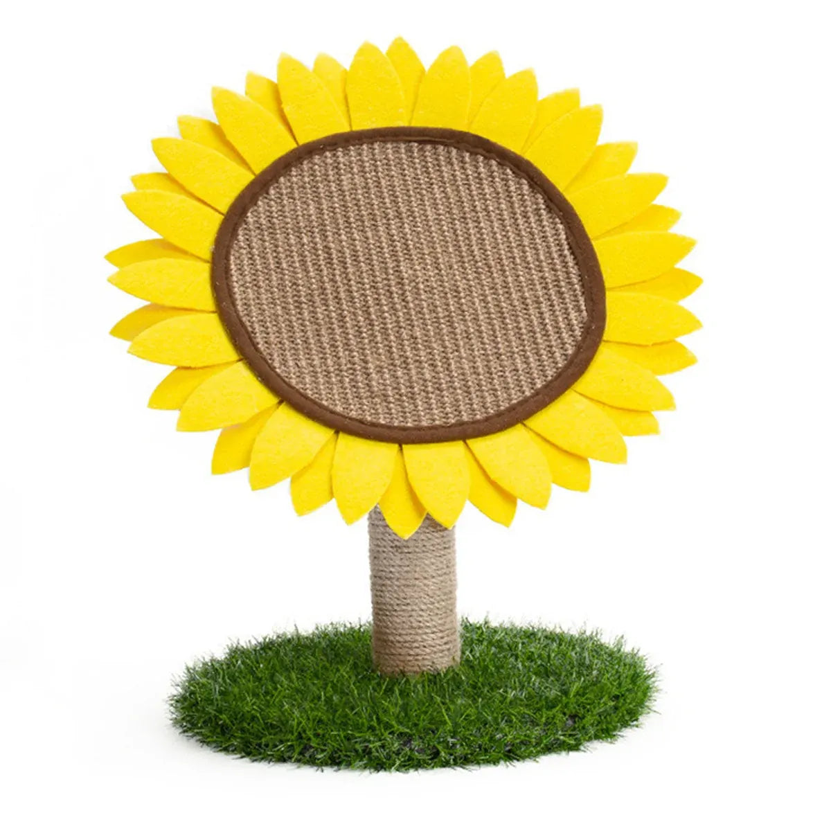 Sunflower Shaped Cat Scratcher Cat Tree Non-Shedding Durable
