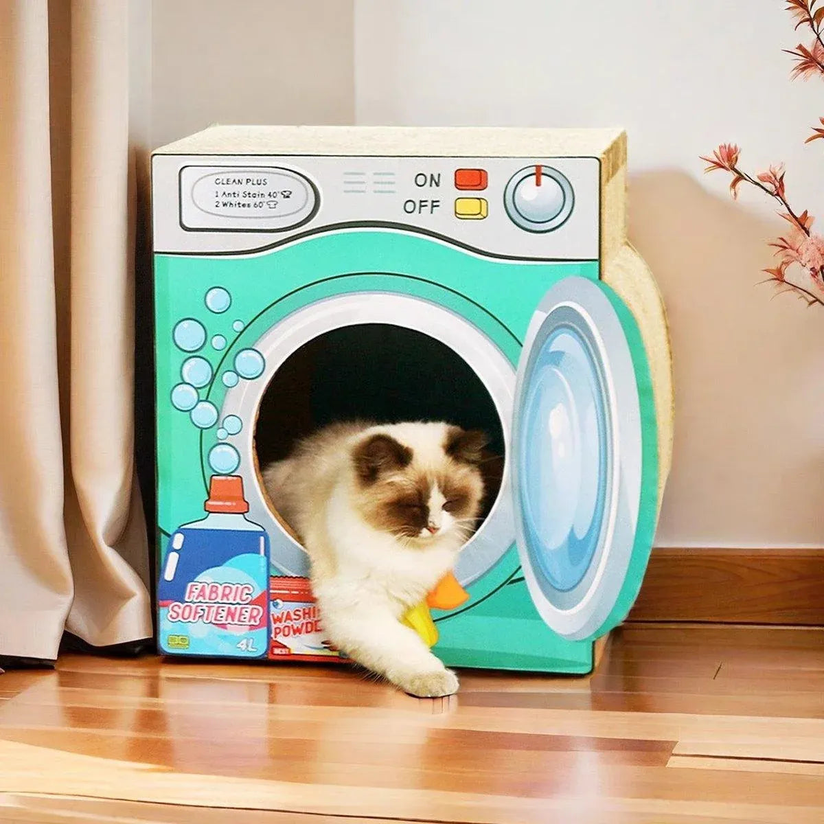 2in1 Cat Scratching Board Cat House Combination Durable Cat Bed