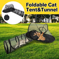 Outdoor Pet Tent Nest Foldable Cat Tunnel Playhouse Portable Shelter