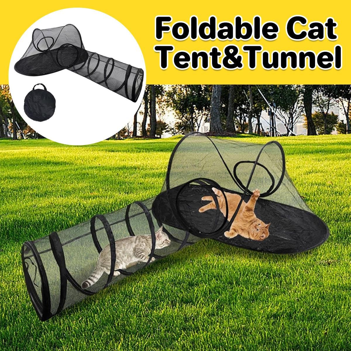 Outdoor Pet Tent Nest Foldable Cat Tunnel Playhouse Portable Shelter
