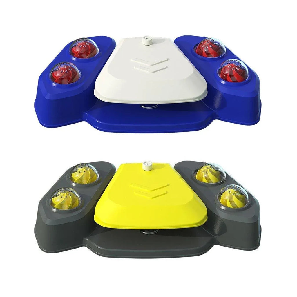 Automatic Water Feeder Dispenser with Bath Spray and Footstep Dog Toys
