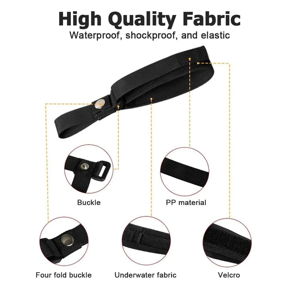 Dog Walking Wristband Anti-Slip Dog Leash Handle Elastic Safety Hands