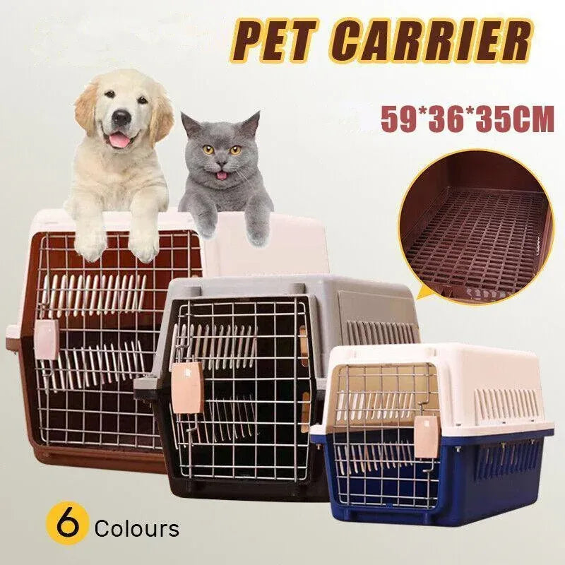 Portable Pet Travel Carrier Crate