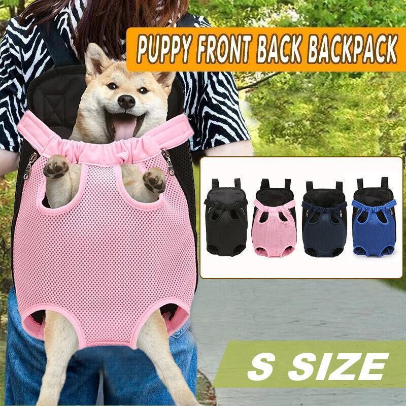 S Size Pet Carrier Dog Cat Puppy Front Back Backpack Shoulder Carry