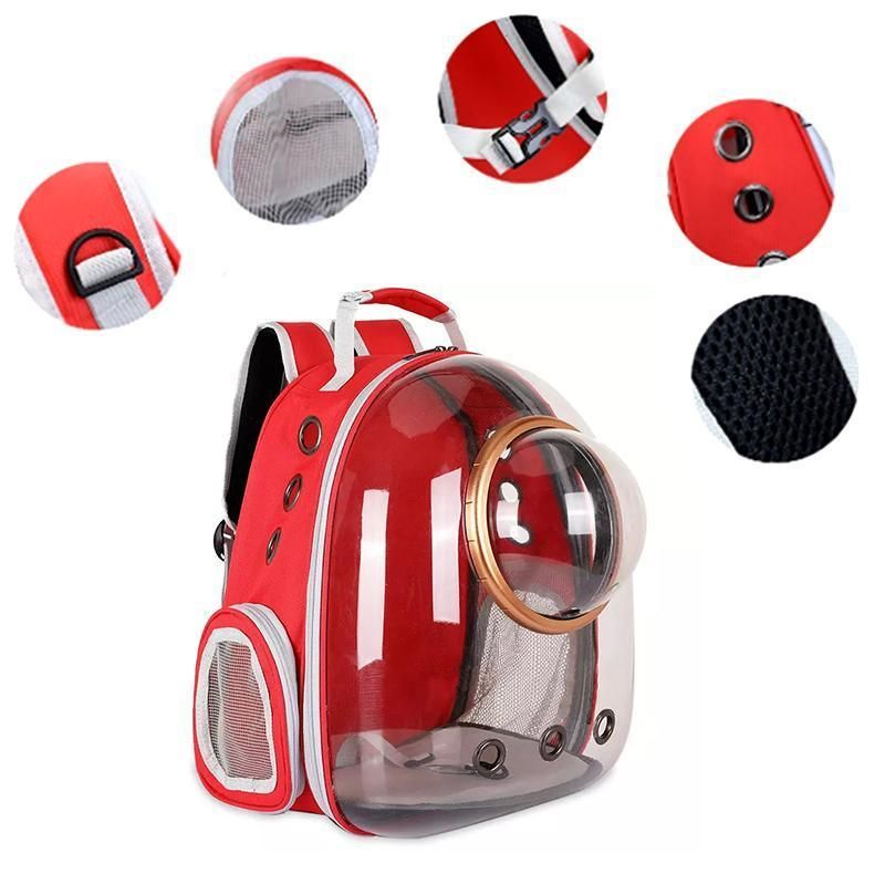 Space Capsule Pet Backpack Carrier, Black or Grey, showing the options available, photo 5 of 7