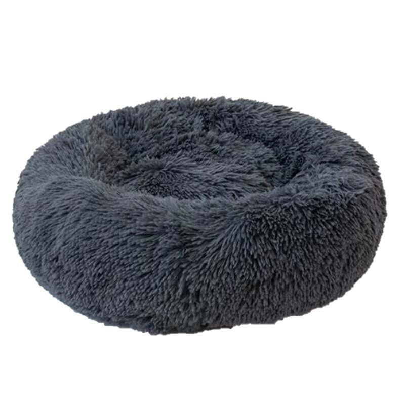 L-70CM Dog Cat Pet Calming Bed Washable ZIPPER Cover Warm Soft Plush