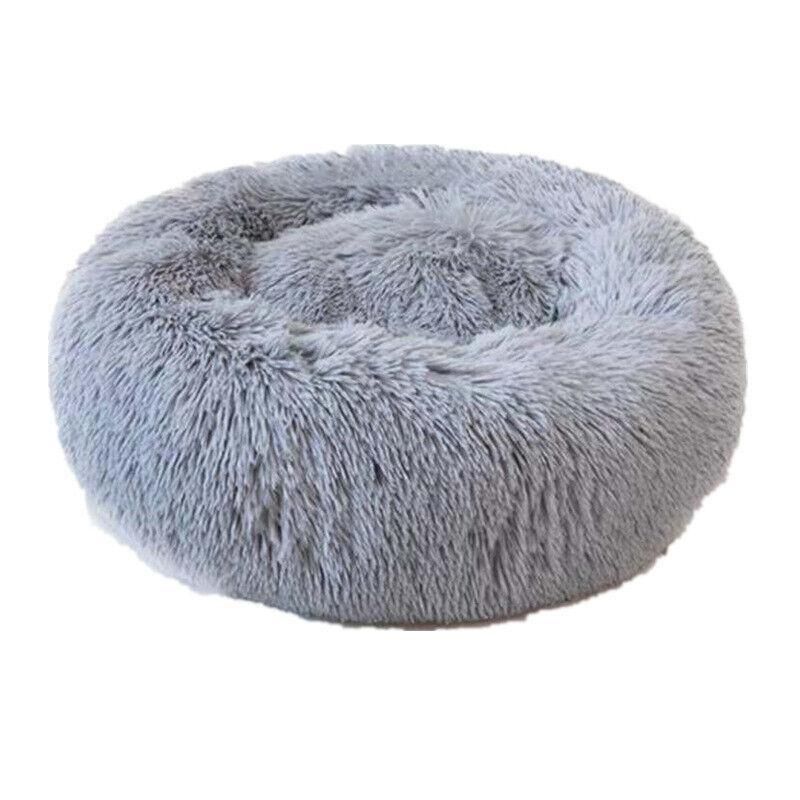 L-70CM Dog Cat Pet Calming Bed Washable ZIPPER Cover Warm Soft Plush