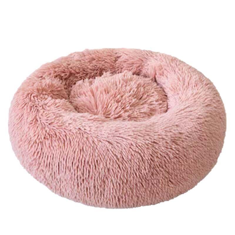 L-70CM Dog Cat Pet Calming Bed Washable ZIPPER Cover Warm Soft Plush