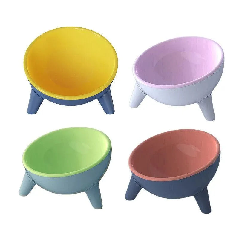 Aimall Tilted Cat Bowl, 15 Degree, PET Plastic, showing the options available, photo 3 of 8