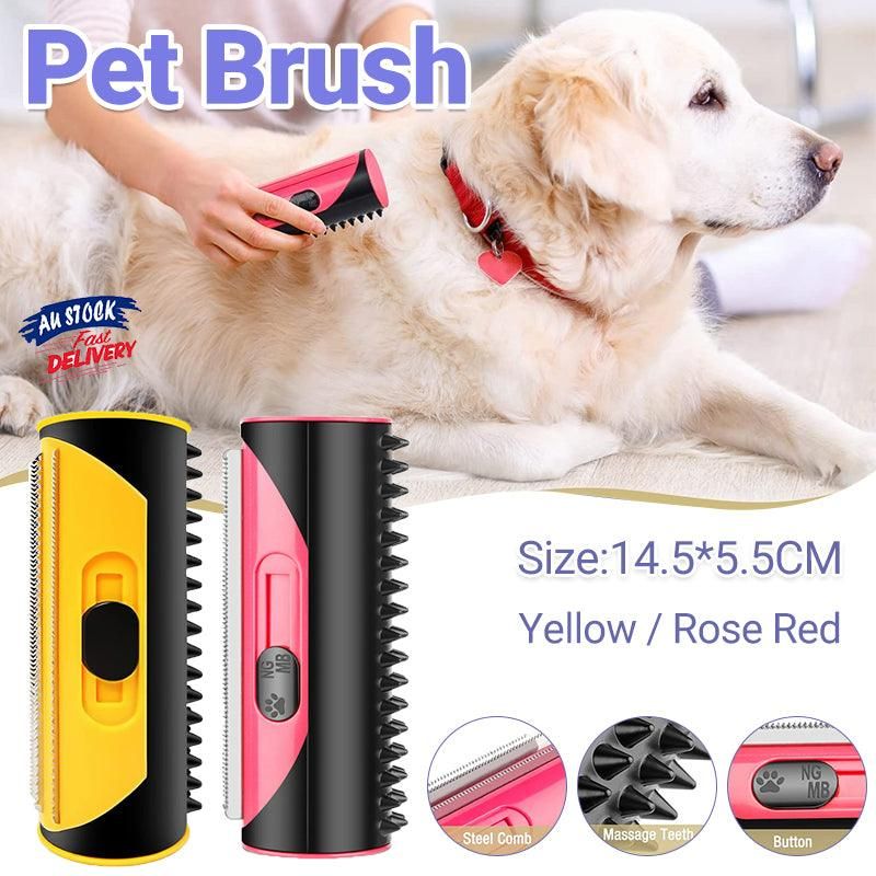 Pet Dog Cat Hair Fur Deshedding Shedding Trimmer Tool Grooming Roll